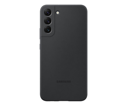 Etui do telefonów Samsung Silicone Cover do Galaxy S22+ czarny